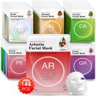 Pacote de 144 máscaras faciais VESPRO Collagen Essence para todos os tipos de pele