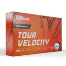 Pacote de 15 bolas de golfe WILSON Tour Velocity Distance - brancas