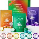 Pacote de 18 vaporizadores de banho TranquilBliss com 6 aromas para mulheres/homens