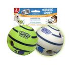 Pacote de 2 brinquedos interativos para cães Wobble Wag Giggle Ball