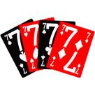 Pacote de 2 cartas de baralho ooelyy com estampa grande para deficientes visuais