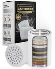 Pacote de 2 cartuchos de filtro de reposição para chuveiro AquaHomeGroup Pacote de 2 cartuchos de filtro de reposição para chuveiro AquaHomeGroup