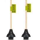 Pacote de 2 êmbolos de vaso sanitário SteadMax XTS-65-PRO Heavy Duty