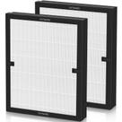 Pacote de 2 filtros de ar HEPA de substituição para purificador LUNINO E-200