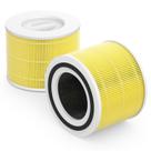Pacote de 2 filtros HEPA de substituição FMDZFL Core 300 amarelos