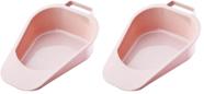 Pacote de 2 panelas de cama Fracture da Carex Health Brands com 2 1400 ml