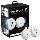 Pacote de 2 tomadas Wi-Fi inteligentes Geeni Dot com monitoramento de energia