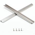 Pacote de 2 unidades de níquel escovado Finger Pulls Satanga para armários