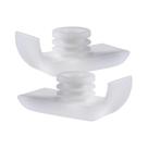 Pacote de 2 Walker Ski Glides DMI Fit para pernas de 2,5 cm
