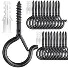 Pacote de 20 ganchos Q-Hanger PlusROC para luzes de Natal de 5,6 cm