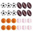 Pacote de 24 bolas esportivas de espuma Super Z Outlet Mini para crianças/adultos