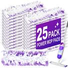 Pacote de 25 recargas de esfregões descartáveis para Swiffer PowerMop Pacote de 25 recargas de esfregões descartáveis para Swiffer PowerMop