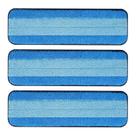 Pacote de 3 almofadas de limpeza de microfibra para Bona Mop 18 cm Mr. Scrub