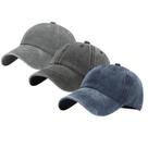 Pacote de 3 bonés de beisebol infantis Hccfit para meninos/meninas de 2 a 7 anos