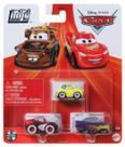 Pacote de 3 brinquedos Disney Cars Mini Racers (McQueen, Luigi, Ramone) Pacote de 3 brinquedos Disney Cars Mini Racers (McQueen, Luigi, Ramone)