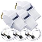 Pacote de 3 Fox 40 Sonik Blast CMG Whistle com cordão separável