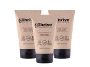 Pacote de 3 gel de lavagem facial Thrive Natural Care para homens e mulheres