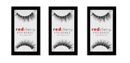 Pacote de 3 pares de cílios postiços Red Cherry DW Pacote de 3 pares de cílios postiços Red Cherry DW
