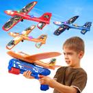 Pacote de 3 peças Airplane Launcher Toy Onysurui com 3 adesivos DIY