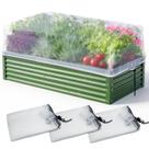 Pacote de 3 redes de jardim KEOHOL para canteiros elevados 150x70x45cm Pacote de 3 redes de jardim KEOHOL para canteiros elevados 150x70x45cm