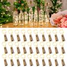 Pacote de 30 luzes de garrafa de vinho Etinga com cortiça, 20 LEDs de 2 m