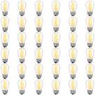 Pacote de 36 lâmpadas LED GVVoohome S14 para luzes de corda externas