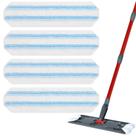 Pacote de 4 almofadas de reposição Mop Yuunaie para Ocedar H2pro Flat Mop Pacote de 4 almofadas de reposição Mop Yuunaie para Ocedar H2pro Flat Mop