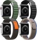 Pacote de 4 Alpine Trail Loop Compatível com Watch Band 38mm 40mm 41mm 42mm 44mm 45mm 49mm Substituição Mulheres Homens.