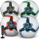 Pacote de 4 bolas de futebol Tradder com bomba, tamanho 5 x 22 cm Pacote de 4 bolas de futebol Tradder com bomba, tamanho 5 x 22 cm
