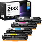 Pacote de 4 cartuchos de toner Timink 218X para HP 218X