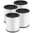 Pacote de 4 filtros de purificador de ar de substituição para Druiap KJ80