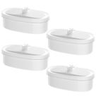 Pacote de 4 filtros de reposição para filtração de jarros em forma de gota d'água