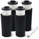 Pacote de 4 filtros de substituição para aspirador vertical Dirt Devil