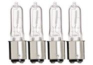 (Pacote de 4) Lâmpadas halógenas Q150CL/DC 150W 120V BA15D