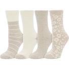 Pacote de 4 pares de meias Lounge BEARPAW Cozy Super Soft