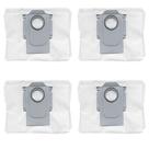 Pacote de 4 sacos de pó de reposição para aspirador Roborock Q5 Robot Pacote de 4 sacos de pó de reposição para aspirador Roborock Q5 Robot