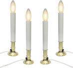 Pacote de 4 velas elétricas para janelas Cbebew com sensor Dusk to Dawn