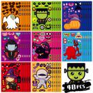 Pacote de 48 adesivos Max Fun Halloween para atividades de bricolage para crianças