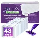 Pacote de 48 almofadas de reposição de microfibra para Swiffer WetJet Pacote de 48 almofadas de reposição de microfibra para Swiffer WetJet