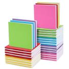 Pacote de 48 livros em branco Paper Junkie Mini para crianças de 10 x 10 cm