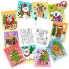 Pacote de 48 livros para colorir JOYIN Christmas para crianças com 10 capas Pacote de 48 livros para colorir JOYIN Christmas para crianças com 10 capas