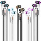 Pacote de 5 fones de ouvido com fio Rayleigh com microfone para dispositivos de 3,5 mm Pacote de 5 fones de ouvido com fio Rayleigh com microfone para dispositivos de 3,5 mm
