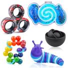 Pacote de 5 peças Sensory Fidget Toys Cevioce para adultos e crianças