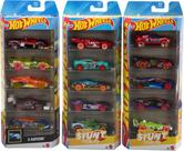 Pacote de 5 unidades para carros e caminhões de brinquedo Hot Wheels, escala 1:64
