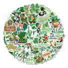 Pacote de 50 adesivos de anime St. Patrick para laptop, telefone, etc Pacote de 50 adesivos de anime St. Patrick para laptop, telefone, etc
