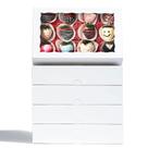Pacote de 50 caixas de macaron para biscoitos SLShePack 24,13 x 15,24 x 5,08 cm