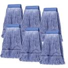 Pacote de 6 cabeças de recarga String Cotton Mop para uso comercial