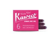Pacote de 6 cartuchos de tinta Kaweco Ruby Red 1mL
