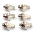 Pacote de 6 Output Jack Switchcraft Mono para guitarra elétrica