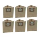 Pacote de 6 sacos de vácuo Porter-Cable Stanley de reposição 4/5 galões Pacote de 6 sacos de vácuo Porter-Cable Stanley de reposição 4/5 galões